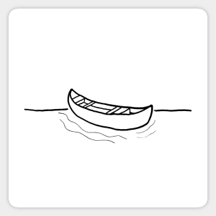 Canoe Sticker